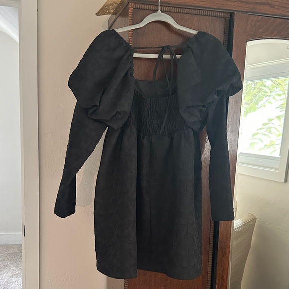 Topshop Black Mini Dress - Picture 5 of 6